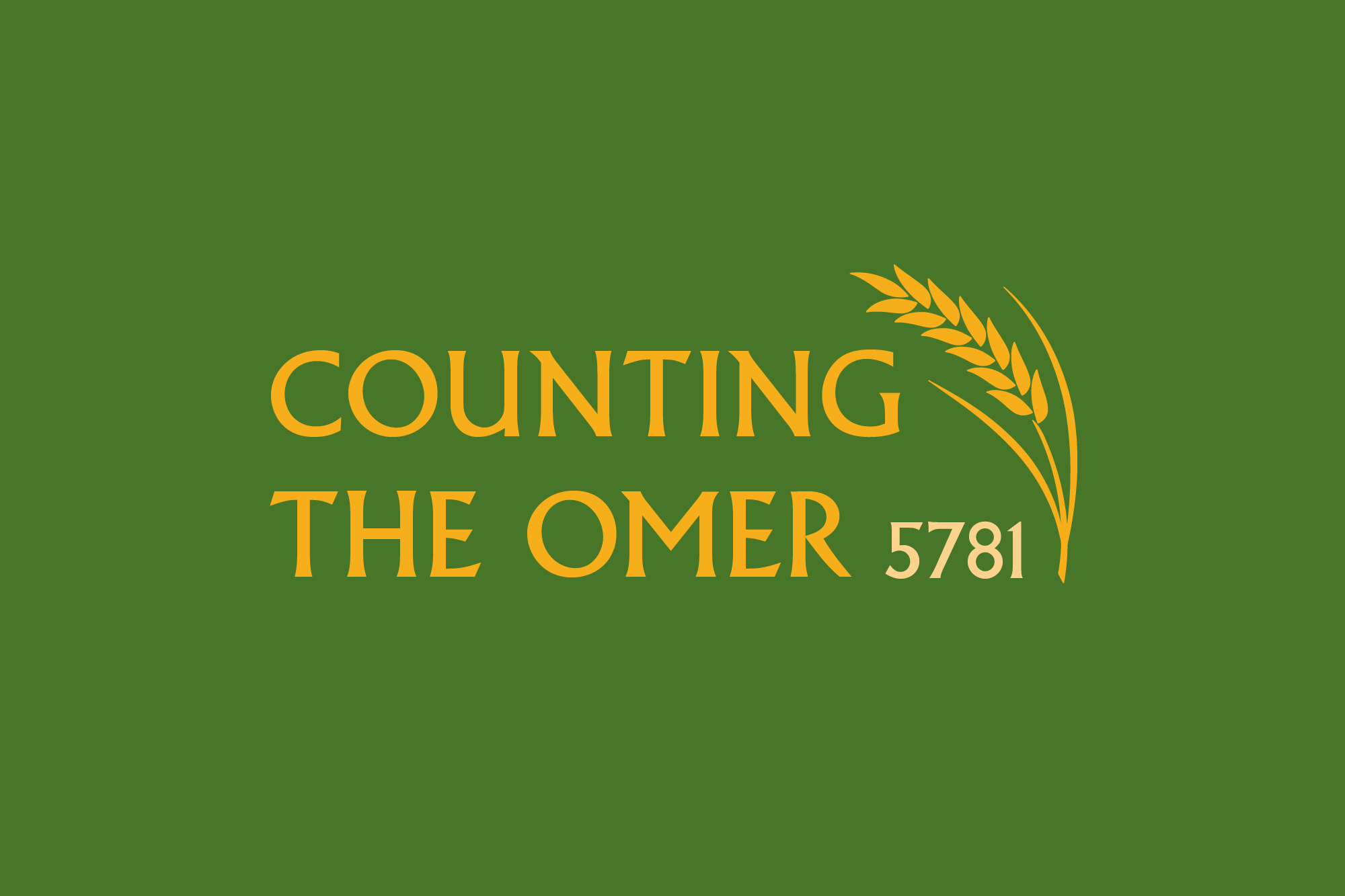 Counting the Omer 5781